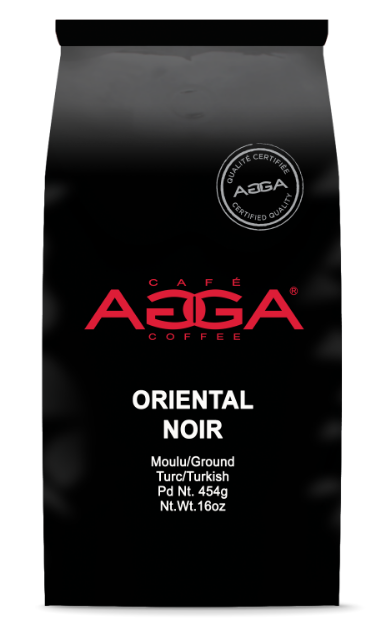 AGGA Oriental Noir 454g Moulu Oriental/AGGA Black Oriental 454g Turkish Ground