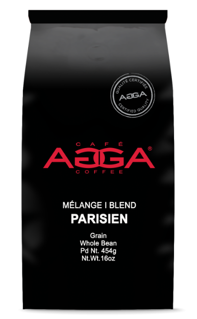 AGGA Mélange Parisien 454g Grains/AGGA Parisian Blend 454g Whole Bean