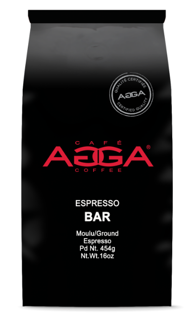 	AGGA Espresso Espresso Bar 454g Moulu/AGGA Espresso Bar 454g Ground