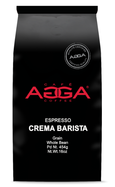 AGGA Espresso Crema Barista 454g Grains/AGGA Espresso Crema Barista 454g Whole Bean